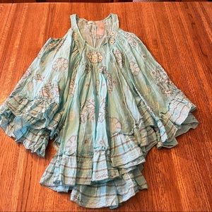 New Debbie Katz South Beach Cold Shoulder Flowy Too Size XS